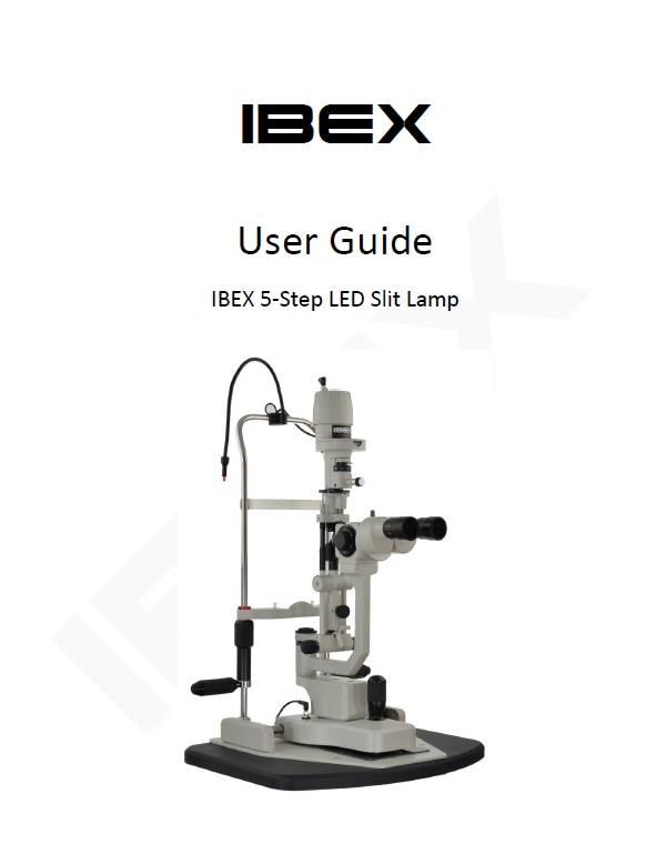Slit Lamp 5-Step User's Guide